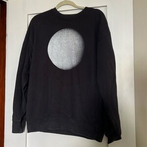 moon print sweater
